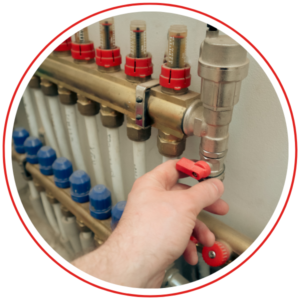 water pipes in commercial building